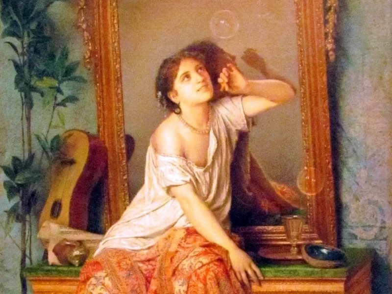 1840-Filippo Carcano - Il passatempo - Londra, Trafalgar Galleries